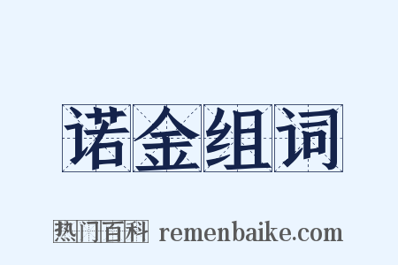 诺金组词是什么意思的图片